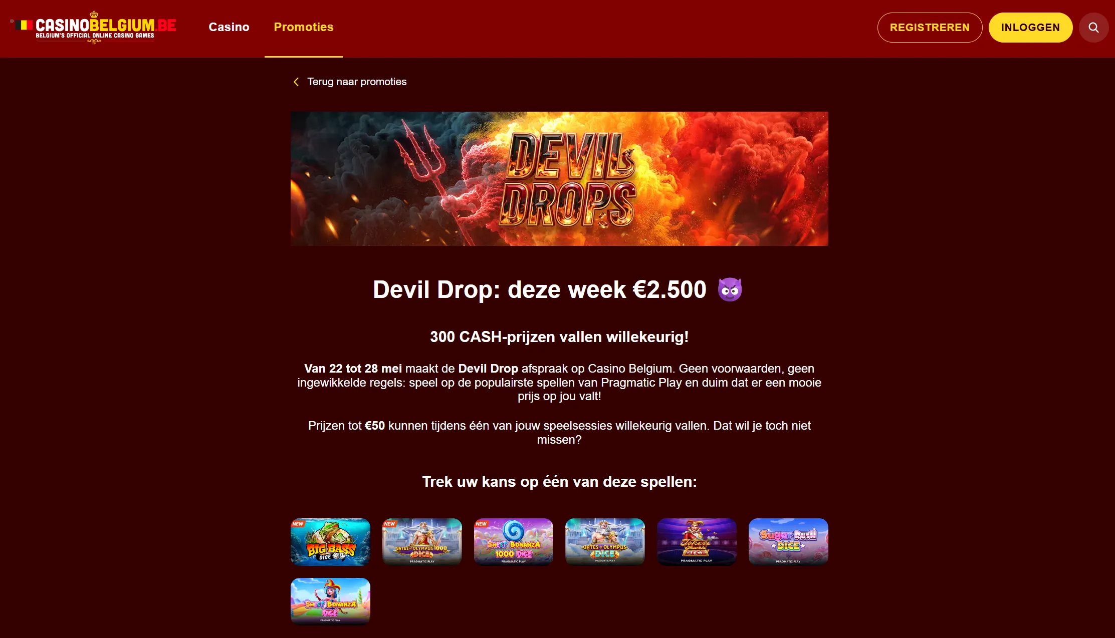Bonussen en games bij nieuwe online casinos Belgie voor nieuwe online casino Belgie